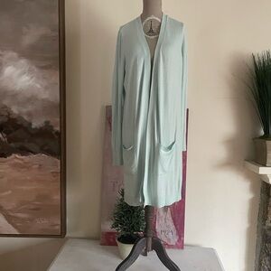 Halogen Light Blue Duster Sweater
